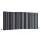 Design Heizkörper Horizontal (Doppellaging) 635mm x 1416mm | Anthrazit - Revive