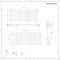 Design Heizkörper Horizontal (Doppellaging) 635mm x 1652mm | Anthrazit - Revive