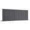 Design Heizkörper Horizontal (Doppellaging) 635mm x 1652mm | Anthrazit - Revive