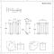 Design Heizkörper Horizontal (Einlaging) 400mm x 413mm | Anthrazit - Revive