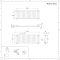 Design Heizkörper Horizontal (Einlaging) 400mm x 1180mm | Anthrazit - Revive
