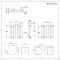 Design Heizkörper Horizontal (Doppellaging) 400mm x 413mm | Anthrazit - Revive