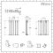 Design Heizkörper Horizontal (Doppellagig) 635mm x 420mm | Weiß - Delta
