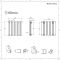 Design Heizkörper Horizontal (Doppellagig) 635mm x 630mm | Anthrazit - Delta