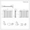 Design Heizkörper Horizontal (Doppellagig) 635mm x 840mm | Anthrazit - Delta