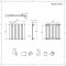 Design Heizkörper Horizontal (Einlagig) 635mm x 630mm | Anthrazit - Delta