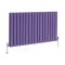 Design Heizkörper, H 635mm, horizontal - Breite wählbar - Lila - Delta