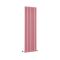 Design Heizkörper, H 1780mm, vertikal - Breite wählbar - Rosa - Delta