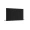 Design Heizkörper, horizontal – H 635mm, Breite wählbar – Mattschwarz – Revive
