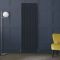 Design Heizkörper, vertikal - H 1780mm, Breite wählbar - Blau (Regal Blue) - Revive