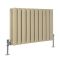 Design Heizkörper, horizontal - Größe wählbar - Braun (Elk Brown) - Revive