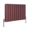 Design Heizkörper, horizontal - Größe wählbar - Rot (Booth Red) - Revive