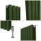 Design Heizkörper, horizontal - Größe wählbar - Grün (Evergreen) - Revive
