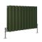 Design Heizkörper, horizontal - Größe wählbar - Grün (Evergreen) - Revive