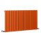 Design Heizkörper, horizontal (einlagig) - H 635mm, Breite wählbar - Orange - Revive