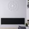 Horizontaler Designer Heizkörper 472mm x1600mm Matt-Schwarz - Revive