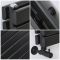 Design Heizkörper (doppellagig) horizontal – 354mm x 1600mm - Schwarz – Sloane