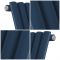 Elektrischer Design Heizkörper (einlagig), horizontal, H 635mm - Blau (Deep Sea Blue) - Breite, Thermostat und Kabelabdeckung wählbar - Revive