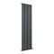 Elektrischer Design Heizkörper, Aluminium, ohne Leitflüssigkeit - 1784mm x 472mm, WLAN-Thermostat wählbar - Anthrazit - Revive Ardus