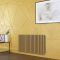 Elektrischer Design Heizkörper (einlagig), horizontal, H 635mm - Gelb (Autumn Yellow) - Breite, Thermostat und Kabelabdeckung wählbar - Revive