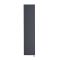 Elektrischer Design Heizkörper Vertikal  1800mm x 400mm, inkl. 1000W Heizelement - Anthrazit - Rubi