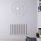 Design Heizkörper Horizontal Hellgrau 635mm x 1000mm 1584W (doppellagig) - Revive