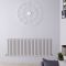 Design Heizkörper Horizontal Hellgrau 635mm x 1652mm 2609W (doppellagig) - Revive