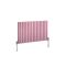 Design Heizkörper, horizontal (doppellagig) - Größe wählbar - Rosa - Revive
