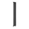 Design Heizkörper Vertikal (Einlagig) 1600mm x 236mm | Schwarz - Revive