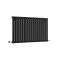 Design Heizkörper Horizontal (Einlaging) 635mm x 1000mm | Schwarz - Revive