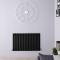 Design Heizkörper Horizontal (Einlaging) 635mm x 1000mm | Schwarz - Revive