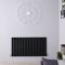 Design Heizkörper Horizontal (Einlaging) 635mm x 1180mm | Schwarz - Revive