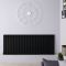 Design Heizkörper Horizontal (Einlaging) 635mm x 1652mm | Schwarz - Revive