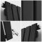 Design Heizkörper Horizontal (Einlagig) 635mm x 1190mm | Schwarz - Delta