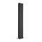 Design Heizkörper Vertikal (doppellagig) 1600mm x 280mm - Schwarz - Delta