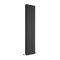 Design Heizkörper Vertikal (doppellagig) 1600mm x 420mm - Schwarz - Delta