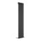 Design Heizkörper Vertikal (einlagig) 1600mm x 350mm - Schwarz - Delta
