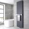 Design Heizkörper 1800mm x 600mm 1404W mit 520mm Handtuchstange - Anthrazit - Rubi