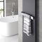 Design Heizkörper 1800mm x 600mm 1404W mit 520mm Handtuchstange - Anthrazit - Rubi