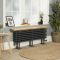 Gliederheizkörper mit Sitzbank, horizontal – Anthrazit – 480mm x 1200mm, 915W – Regent Bench