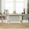 Gliederheizkörper mit Sitzbank, horizontal – Weiß – 480mm x 1000mm, 736W – Regent Bench