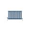 Gliederheizkörper (3-Säulen), horizontal - Größe & Blauton wählbar – Regent