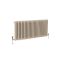 Gliederheizkörper (3-säulig), horizontal - Größe wählbar - Braun (Elk Brown) - Regent