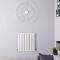 Design Heizkörper Horizontal (Einlaging) 635mm x 590mm | Weiß - Revive