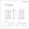 Design Heizkörper Horizontal (Doppellaging) 635mm x 413mm | Weiß - Revive