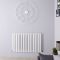 Design Heizkörper Horizontal (Doppellaging) 635mm x 1000mm | Weiß - Revive