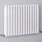 Design Heizkörper Horizontal (Doppellaging) 635mm x 826mm | Weiß - Revive