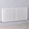 Design Heizkörper Horizontal (Doppellaging) 635mm x 1416mm | Weiß - Revive