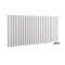 Design Heizkörper Mittelanschluss Versetzt Horizontal Weiß 635mm x 1416mm 2503W (doppellagig) - Revive Caldae