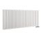Design Heizkörper Mittelanschluss Versetzt Horizontal Weiß 635mm x 1652mm 2614W (doppellagig) - Revive Caldae